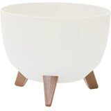 Siena Garden OSLO STRIPE LA957-05 posuda za biljke polipropilen bijela | Eponuda.ba