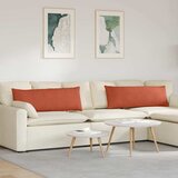  Jastučići za sofu 2 pcs Crvena narančasta 120 x 40 cm | shoptok.hr