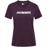 Hummel Ženska majica Hmlelemental Logo Cotton Tee, Ljubičasta