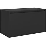 The Living Store Klop za hodnik 80x40x45 cm črna iverna plošča - Klop, (21493897) | Shoptok.si