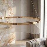 Toolight Viseća stropna lampa G144-CP 40 gold | shoptok.hr