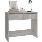 vidaXL Konzolni stol siva boja betona 89 x 41 x 76,5 cm čelični | shoptok.hr