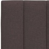  Postelja z vzmetnico temno rjav 120x200 cm blago, (21829426) | Shoptok.si