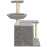 vidaXL Mačje drevo s praskalniki iz sisala svetlo sivo 83 cm | Shoptok.si