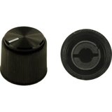 Cliff vrtljivo dugme K7 CL16924 crno, promjer osovine 6 mm | Eponuda.ba
