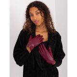 Wool Fashion Italia Gloves-AT-RK-239501A.16-burgundy cene