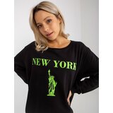 VITON Sweatshirt-VI-BL-3212.15X-black-green | Shoptok.si