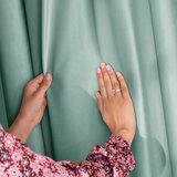 Restilo Svijetlo zelena zavjesa za djelomično zamračenje od samta 140x270 cm Pleat – | shoptok.hr