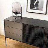 home24 komoda, antracit, črna | Shoptok.si