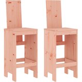  Barski stolci 2 kom 40 x 42 x 120 cm od masivne duglazije | shoptok.hr