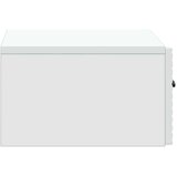  Stenski nočni omarici s predalom 2 pcs Bela 49 x 34,5 x 20 cm, (5000209981) | Shoptok.si
