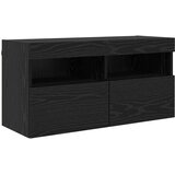  Set zidnog ormarića za TV 7 pcs Crni hrast Konstruirano drvo | shoptok.hr