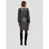 s.Oliver BLACK LABEL Koktejl obleka črna | Shoptok.si