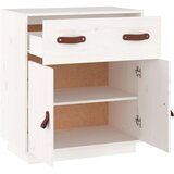  Komoda bijela 65,5 x 40 x 75 cm od masivne borovine | shoptok.hr