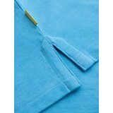 Ombre Cotton pique knit polo shirt - light blue | shoptok.hr