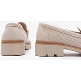 Resti Cream openwork women's moccasins with chain Imerila - Footwear | ePonuda.com