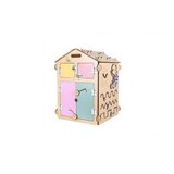 ELIS design Activity board BusyKids – hišica natura pastel Cene