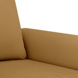  3-dijelni set sofa s jastucima smeđi bar&amp;scaron;unasti Slike