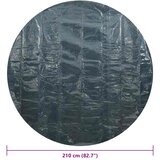  Plutajući PE solarni pokrov za bazen 210 cm crno-plavi | shoptok.hr