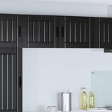  Ormar za Zid Lucca 2 pcs Crna 50 x 31 x 40 cm Konstruirano drvo | shoptok.hr