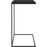 vidaXL Stranska mizica črna 55x35x66 cm iverna plošča | Shoptok.si