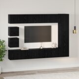  Komplet TV omaric Črni hrast Konstruiran les, (5000132356) | Shoptok.si