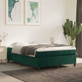  Krevet s oprugama i madracem tamnozeleni 140x200 cm baršunasti | shoptok.hr