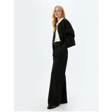 Koton Double Waist Detailed Pocket Pleated Detailed Wide Leg Fabric Trousers Cijene