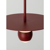 Nova Luce Rdeča aluminijasta LED viseča svetilka ø 30 cm Edem – | Shoptok.si