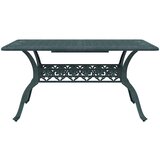  Vrtni stol zeleni 150 x 90 x 72 cm od lijevanog aluminija | shoptok.hr