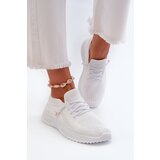 EVENTO PE1 White Women's Slip-On Sports Shoes Jagelia | Shoptok.si