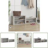 The Living Store Omarica za čevlje betonsko siva 150x35x45 cm inženirski les - Omarica Za Čevlje, (21744377) Cene