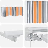  Ručni okvir tende s LED-ima 4,5 × 3,5 m Poliester s PU premazom | shoptok.hr