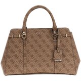 Guess Ročna torbica 'Leona' bež / kostanj rjava | Shoptok.si