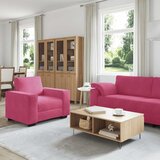  3-dijelni set sofa s jastucima vinsko crveni baršun - boja crnog vina 1 | shoptok.hr