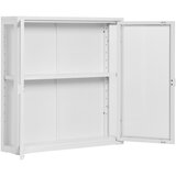 House Nordic Bela kovinska stenska vitrina 80x80 cm Brisbane – | Shoptok.si