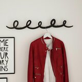 Livetastic Stenski Obešalnik Sing, Črna | Shoptok.si
