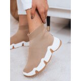 DStreet Women's socks SOCKY khaki ZY0114 | shoptok.hr