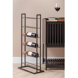 PT LIVING Črno kovinsko držalo za vino število steklenic 5 38x84,5x20 cm Single Floor – | Shoptok.si