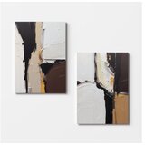 WALLXPERT Dekorativna slika na platnu (2 komada) 2KNV4349 50 x 70 | ePonuda.com