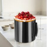 Ruhhy Nastavljiv obroč za torte nerjavno jeklo, višina 15cm, premer 16-30cm, (5000289766) Cene