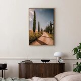  Slika - Italian cypresses (1 Part) Vertical 80x120 U prirodnom drvenom okviru | shoptok.hr