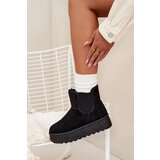 Boto Women's Snow Boots With Elastic Insert Black Kiora | Shoptok.si
