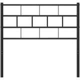  Metalno uzglavlje crno 75 cm | shoptok.hr
