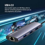 COLORWAY USB Hub (Docking Station) USB-C 6-u-1 Type C PD 100W/USB3.0x3/USB2.0/RJ45 | shoptok.hr