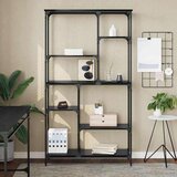 Polica Crni hrast 99 x 35 5 x 176 cm Konstruirano drvo | shoptok.hr