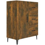  Komoda boja dimljenog hrasta 69,5x34x90 cm konstruirano drvo Slike