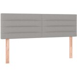  Box spring s madracem LED svjetlosivi 140x200 cm tkanina | shoptok.hr