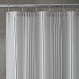 Catherine Lansfield tuš zavjesa 180x180 cm Textured Stripe Cijene