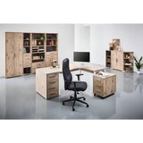 Voleo PISARNIŠKI REGAL 43/210,4/39,5 cm barve hrasta | Shoptok.si